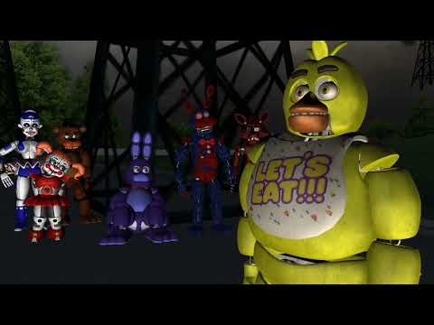 HELLO NEIGHBOR vs  FNAF  ANIMATRONICS  in a 3D animation ☺ FunVideoTV   Style ;